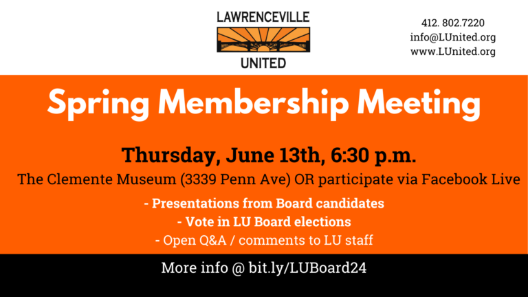2024 LU Board Elections + Spring Membership Meeting
