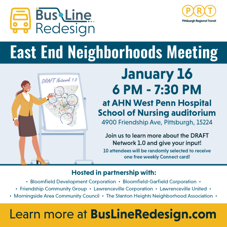 Bus Line Redesign: East End Neighborhoods Meeting